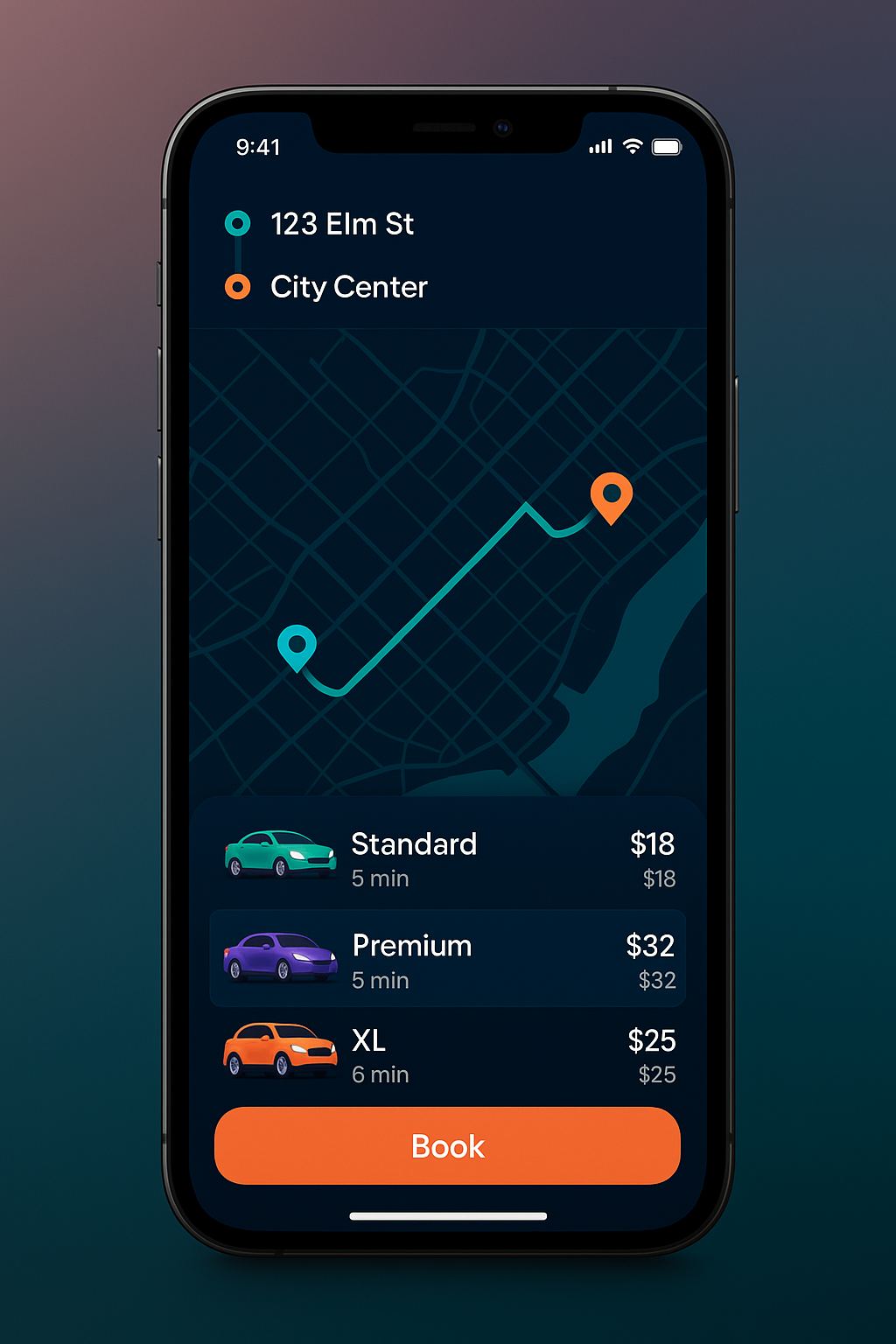 Velora ride-sharing app